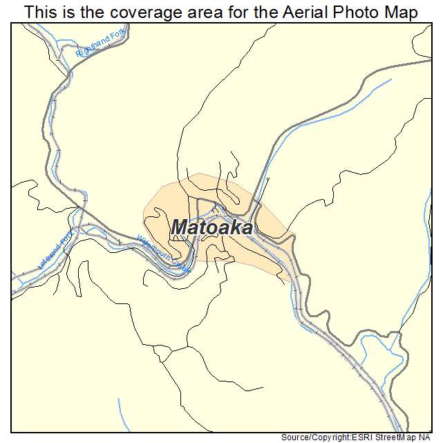 Matoaka, WV location map 