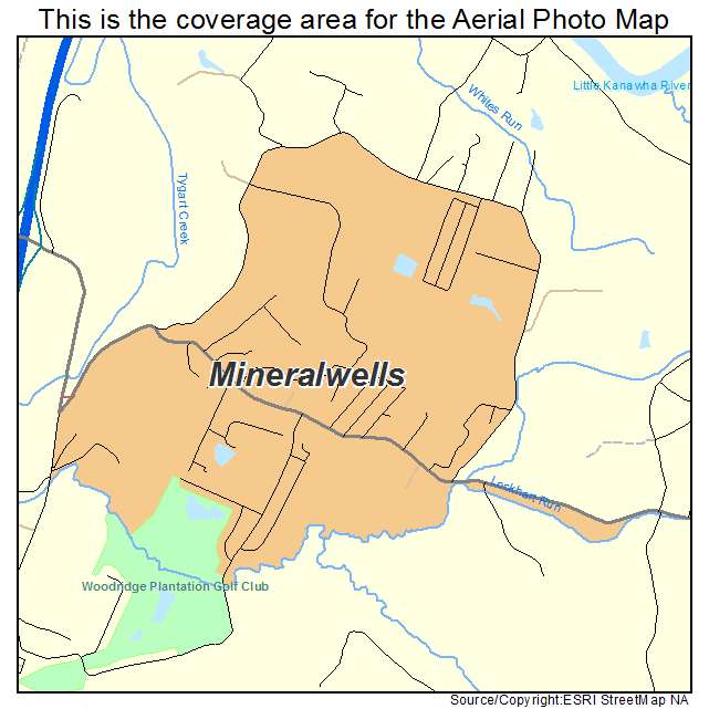 Mineralwells, WV location map 