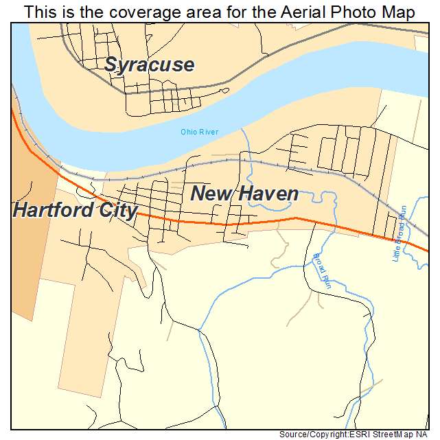New Haven, WV location map 
