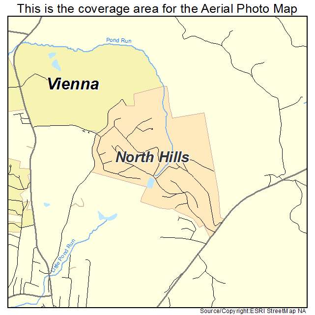 North Hills, WV location map 