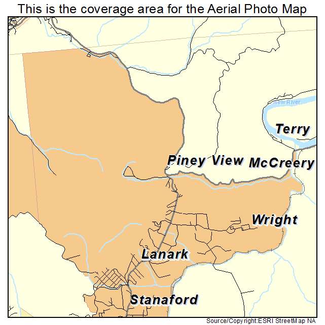Piney View, WV location map 