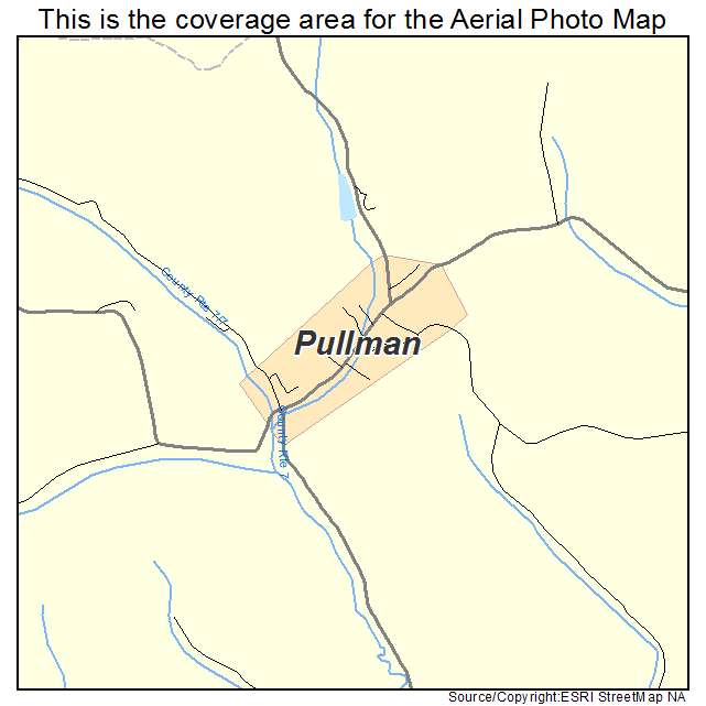 Pullman, WV location map 