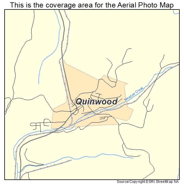Quinwood, WV location map 
