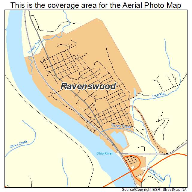 Ravenswood, WV location map 