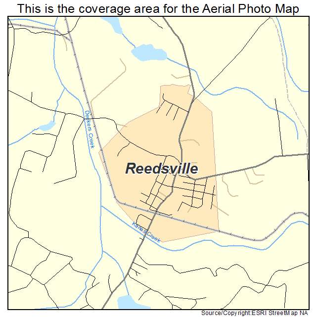 Reedsville, WV location map 