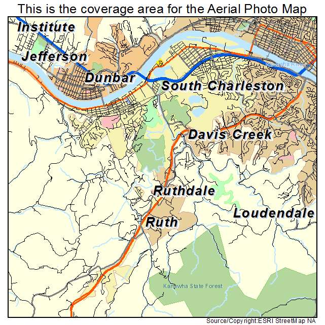 South Charleston, WV location map 