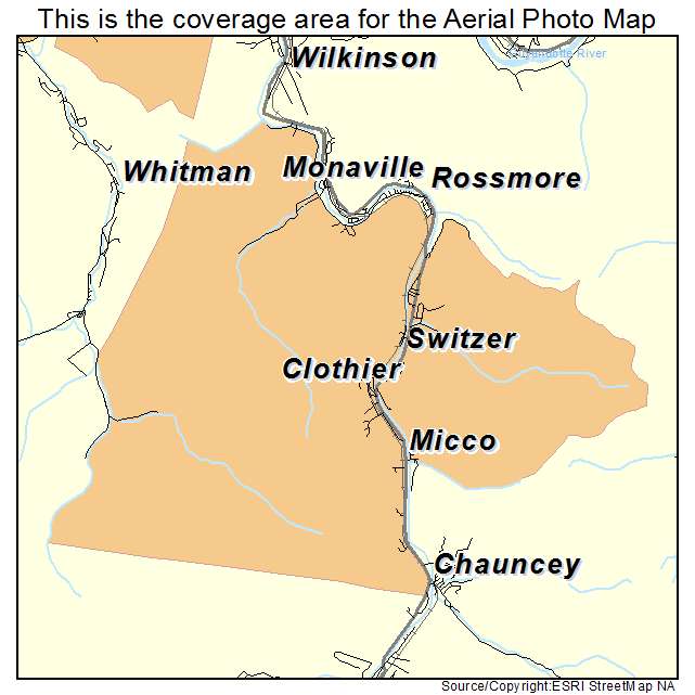 Switzer, WV location map 