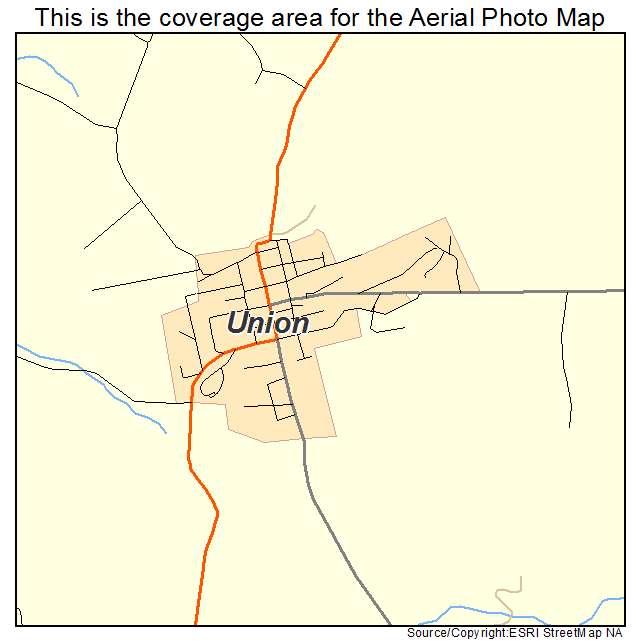 Union, WV location map 
