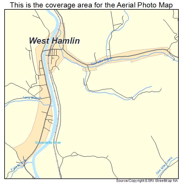 West Hamlin, WV location map 