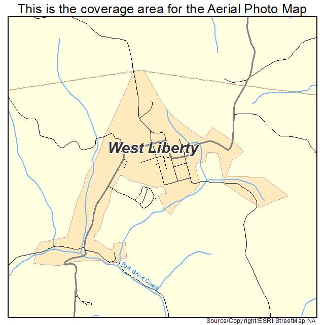 West Liberty, WV location map 