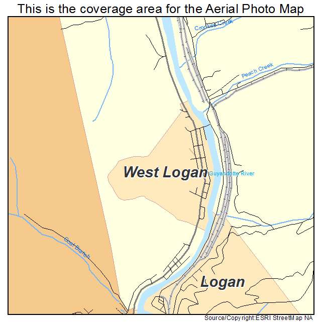 West Logan, WV location map 