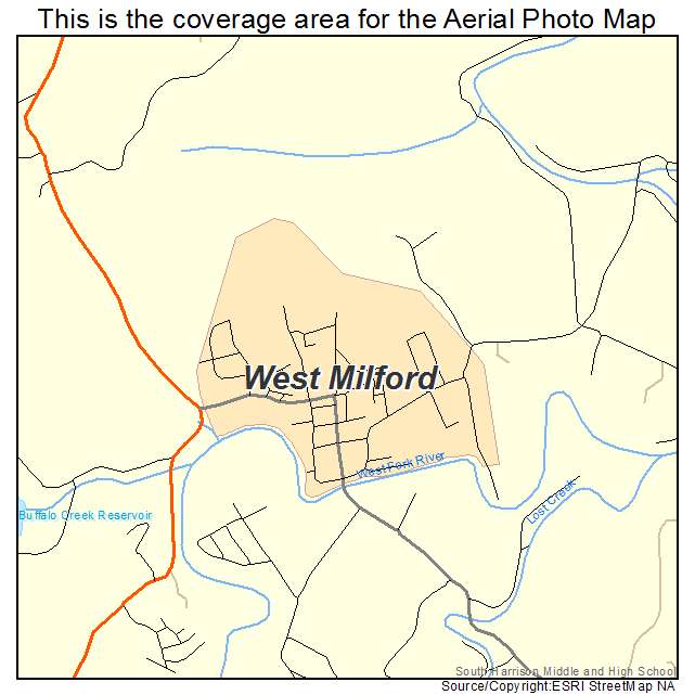 West Milford, WV location map 