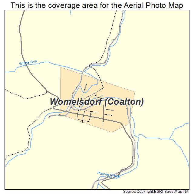 Womelsdorf Coalton, WV location map 