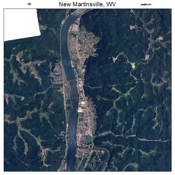 New Martinsville, WV air photo map