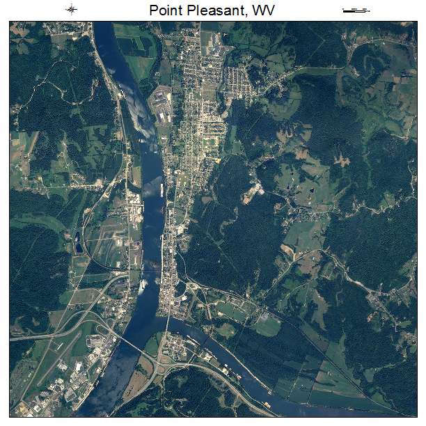Point Pleasant, WV air photo map