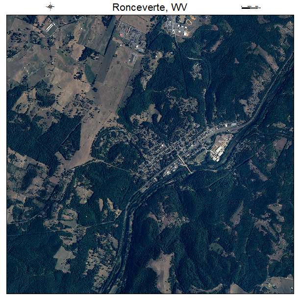 Ronceverte, WV air photo map