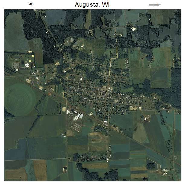 Augusta, WI air photo map