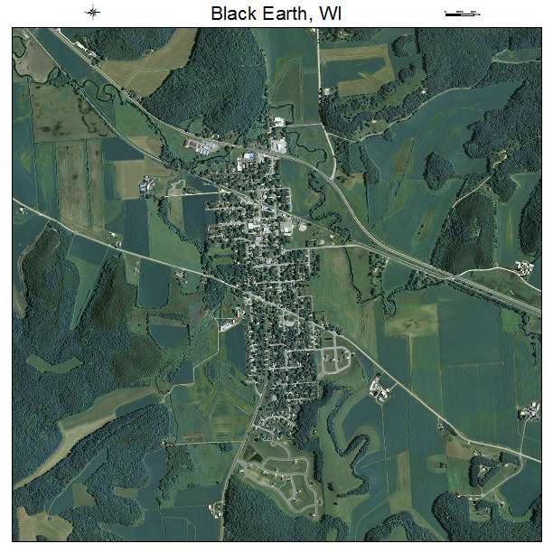 Black Earth, WI air photo map