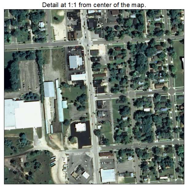 Adams, Wisconsin aerial imagery detail