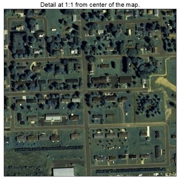 Almena, Wisconsin aerial imagery detail