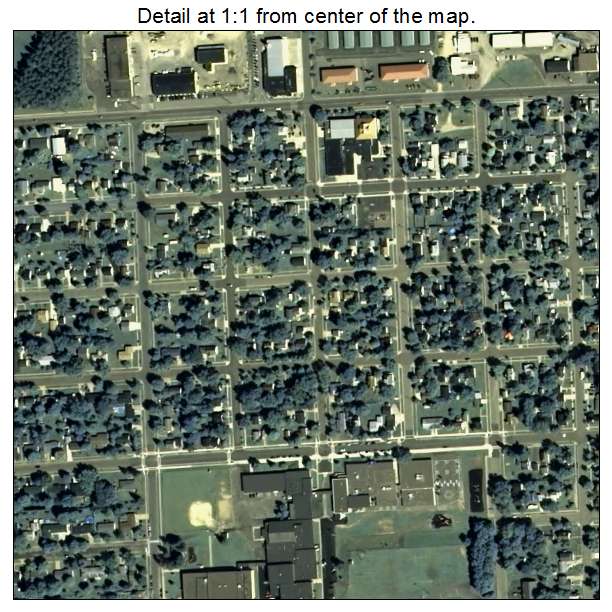 Altoona, Wisconsin aerial imagery detail