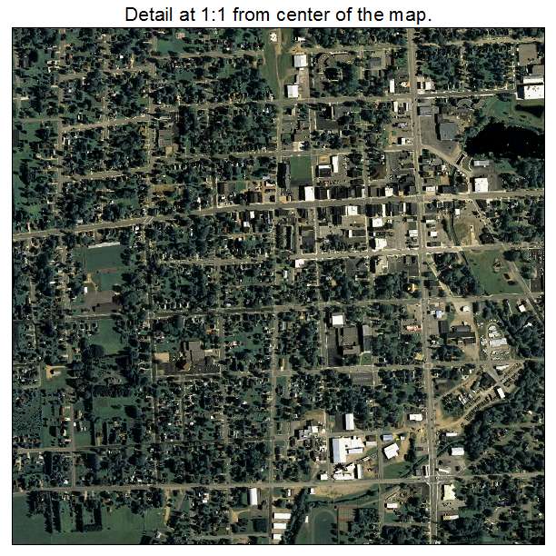Antigo, Wisconsin aerial imagery detail
