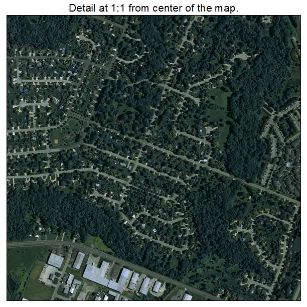 Ashwaubenon, Wisconsin aerial imagery detail