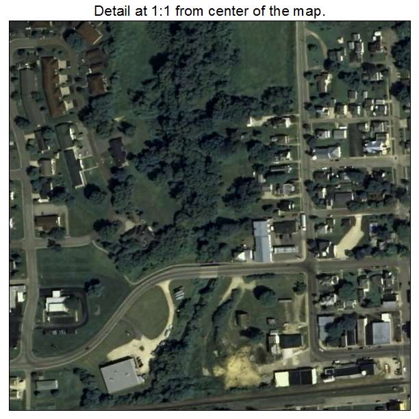 Bangor, Wisconsin aerial imagery detail