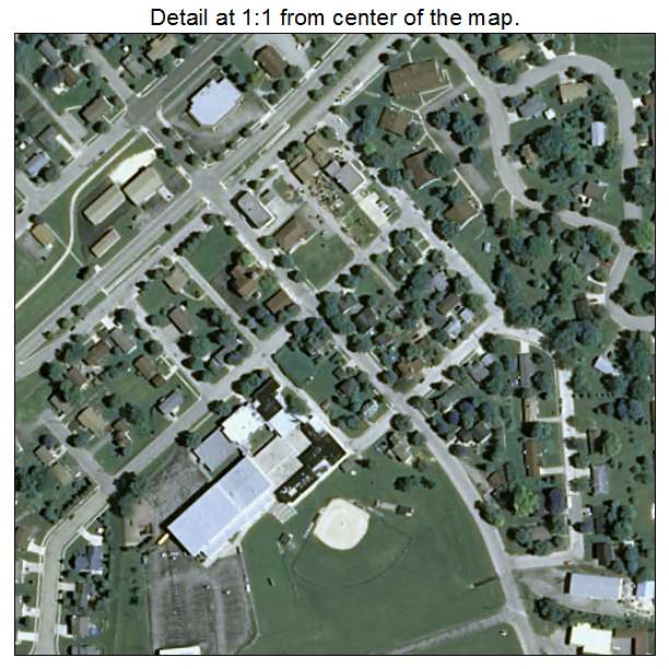 Barneveld, Wisconsin aerial imagery detail