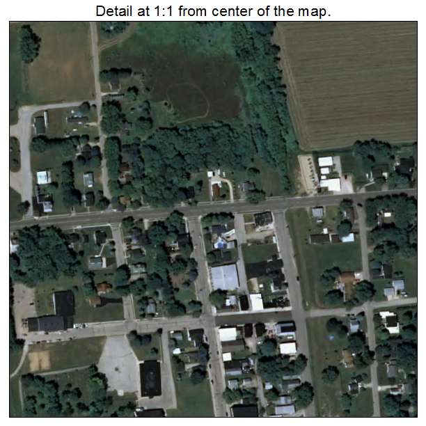 Bear Creek, Wisconsin aerial imagery detail
