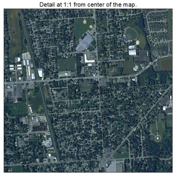 Beloit, Wisconsin aerial imagery detail