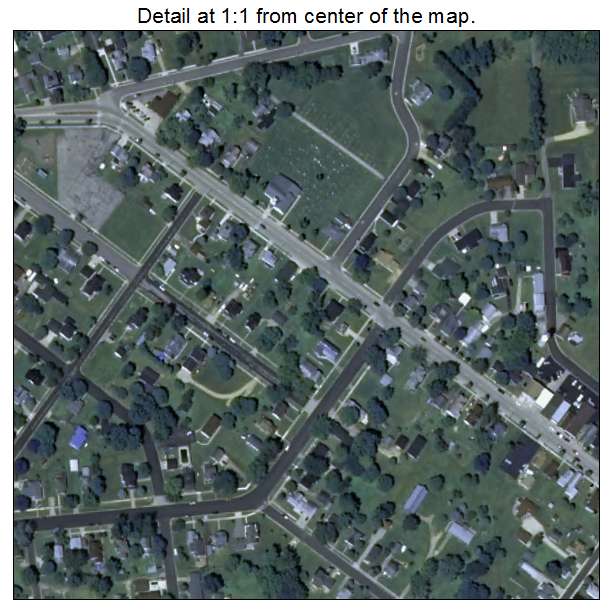 Benton, Wisconsin aerial imagery detail