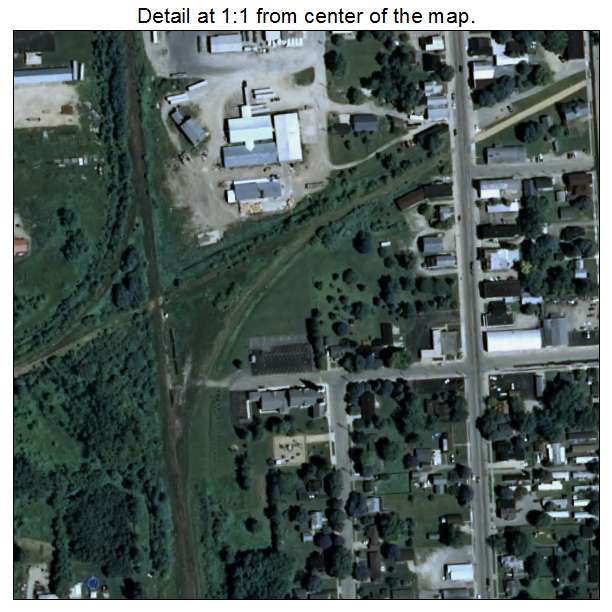 Black Creek, Wisconsin aerial imagery detail