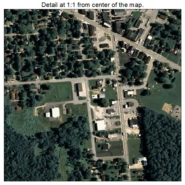 Bonduel, Wisconsin aerial imagery detail