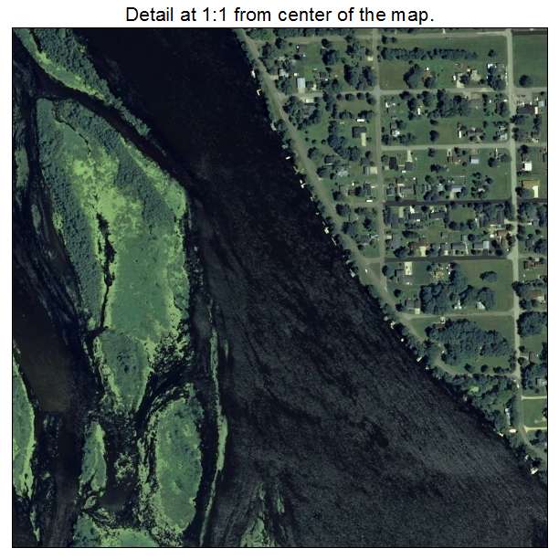 Buffalo City, Wisconsin aerial imagery detail