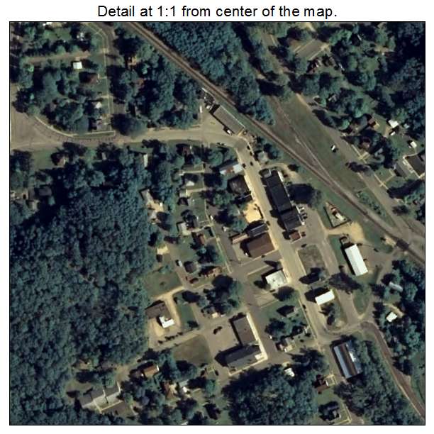 Camp Douglas, Wisconsin aerial imagery detail