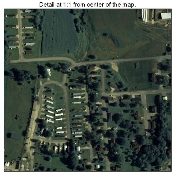 Cashton, Wisconsin aerial imagery detail
