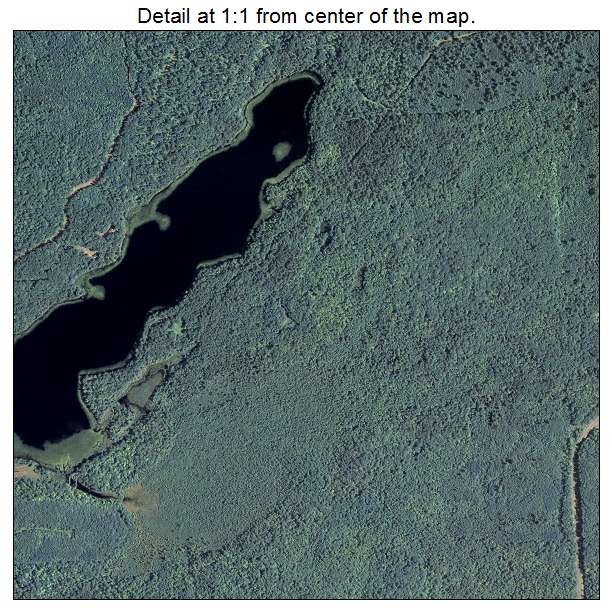 Chief Lake, Wisconsin aerial imagery detail