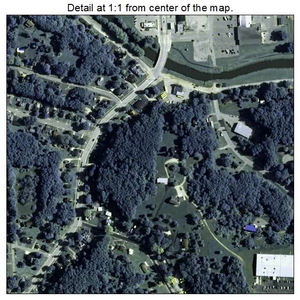 Darlington, Wisconsin aerial imagery detail