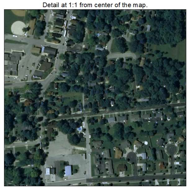 Deerfield, Wisconsin aerial imagery detail