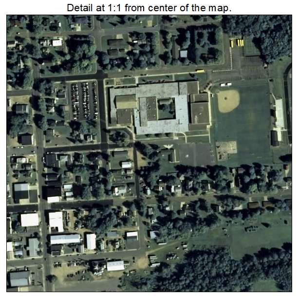 Edgar, Wisconsin aerial imagery detail