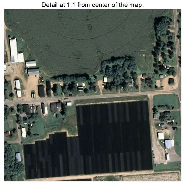 Elderon, Wisconsin aerial imagery detail