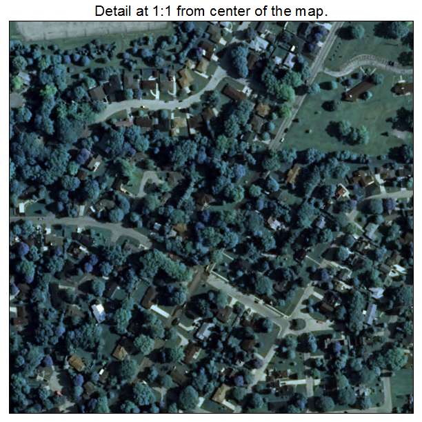 Elmwood Park, Wisconsin aerial imagery detail