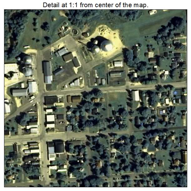 Elmwood, Wisconsin aerial imagery detail