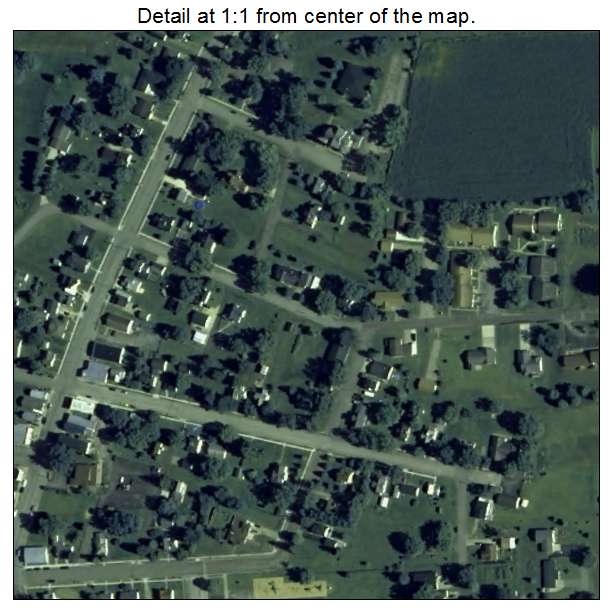Ettrick, Wisconsin aerial imagery detail