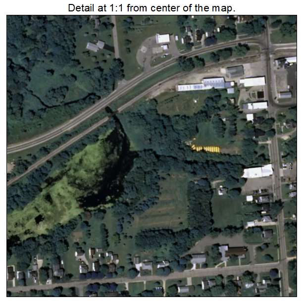 Fairwater, Wisconsin aerial imagery detail