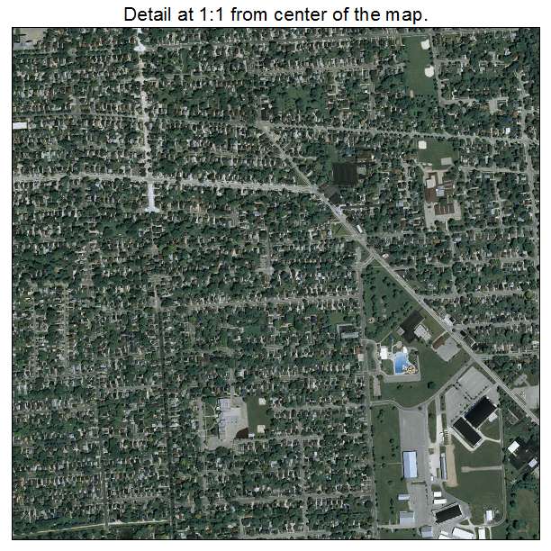 Aerial Photography Map of Fond du Lac, WI Wisconsin