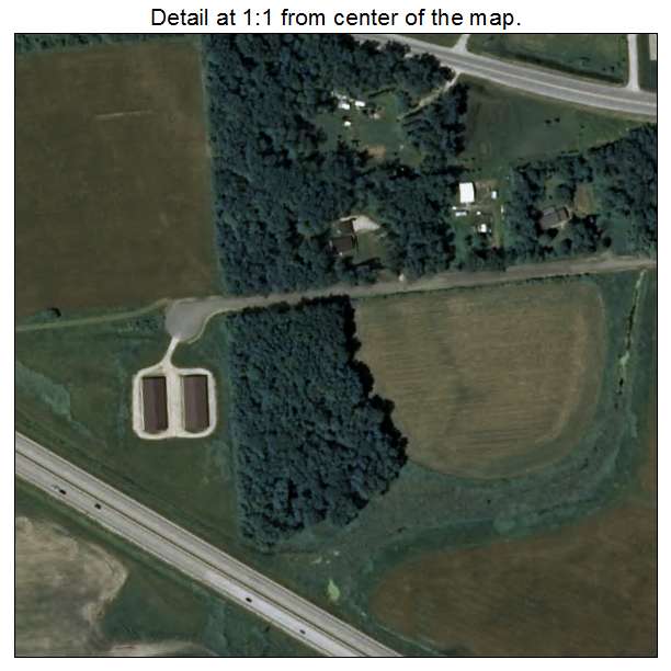 Fremont, Wisconsin aerial imagery detail