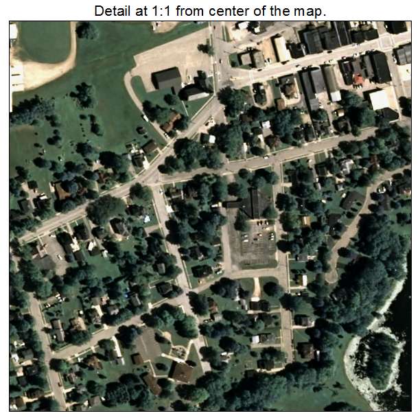 Gillett, Wisconsin aerial imagery detail