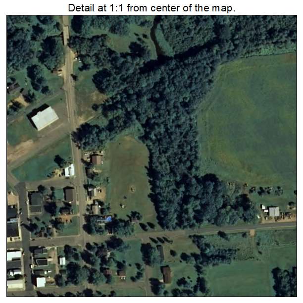 Granton, Wisconsin aerial imagery detail